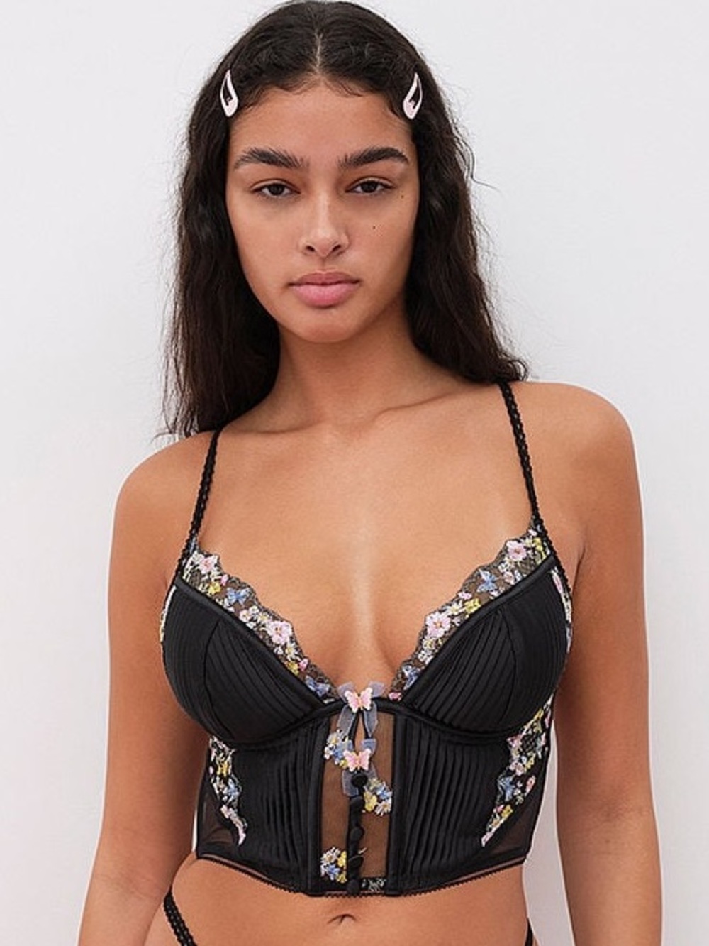 For Love and Lemons Elektrica Corset/Bustier
Black& lace panel new with tags